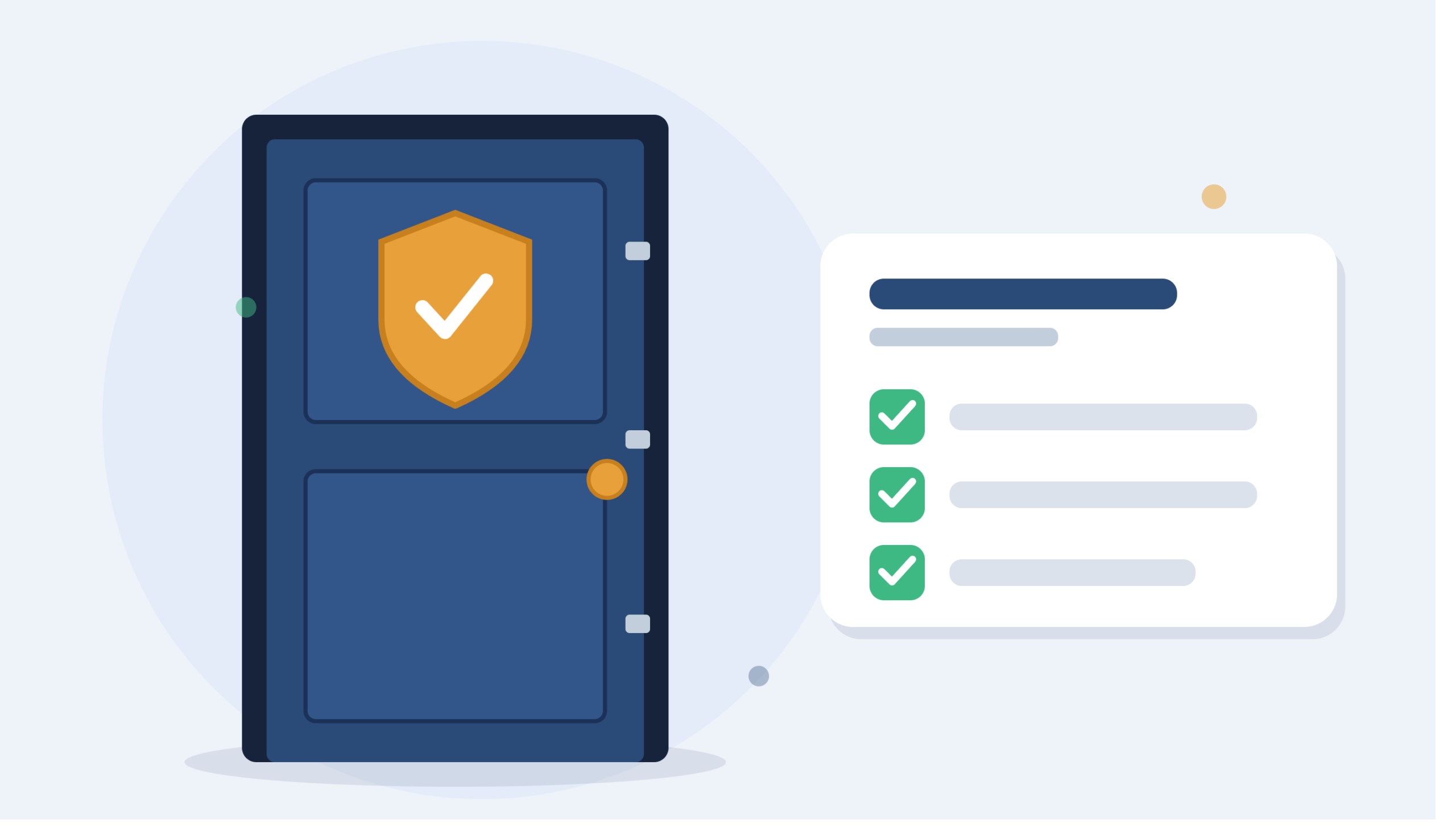 illustration checklist anti effratction