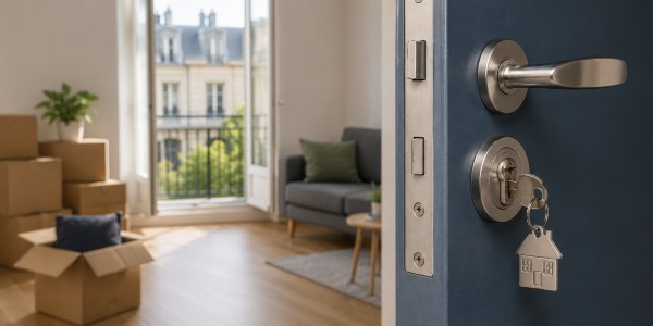 Illustration articke porte ouverte lors d'un eménagement
